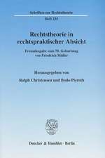 Rechtstheorie in rechtspraktischer Absicht