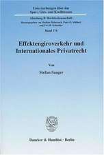 Effektengiroverkehr und Internationales und internationales Privatrecht