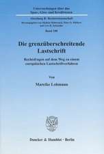 Die grenzüberschreitende Lastschrift