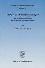 Private als Sparkassenträger