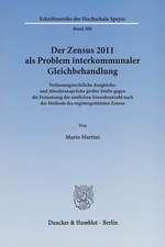 Der Zensus 2011 als Problem interkommunaler Gleichbehandlung