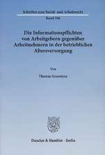 Die Informationspflichten von Arbeitgebern gegenüber Arbeitnehmern in der betrieblichen Altersversorgung