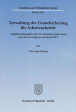 Verwaltung der Grundsicherung für Arbeitsuchende