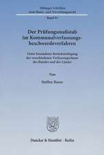 Der Prüfungsmaßstab im Kommunalverfassungsbeschwerdeverfahren