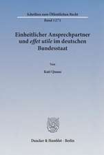 Einheitlicher Ansprechpartner und effet utile im deutschen Bundesstaat