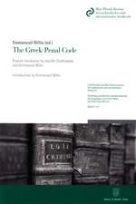 The Greek Penal Code.