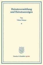 Heiratsvermittlung und Heiratsanzeigen