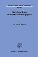 Blockchain-Token als funktionelle Wertpapiere