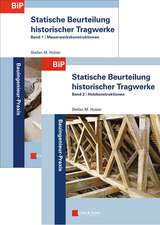 Statische Beurteilung historischer Tragwerke – SET aus – Band 1 – Mauerwerkskonstruktionen und Band 2 – Holzkonstruktionen