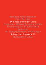 Die Philosophie Der Leere: Nagarjunas Mulamadhyamaka-Karikas. Ubersetzung Des Buddhistischen Basistextes Mit Kommentierenden Einfuhrungen