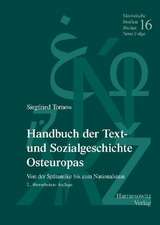 Handbuch der Text- und Sozialgeschichte Osteuropas