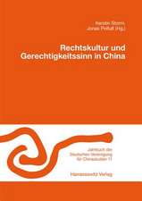 Rechtskultur und Gerechtigkeitssinn in China