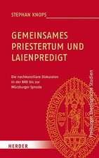 Gemeinsames Priestertum und Laienpredigt