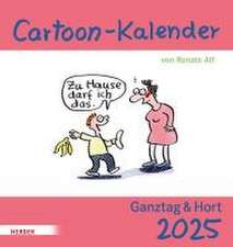 Cartoon-Kalender 2025. Ganztag & Hort