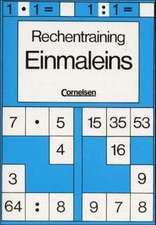 Rechentraining. Einmaleins