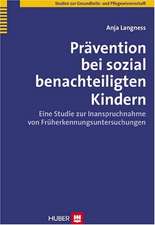 Prävention bei sozial benachteiligten Kindern