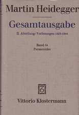 Gesamtausgabe. 4 Abteilungen / 2. Abt: Vorlesungen / Parmenides (Wintersemester 1942/43)