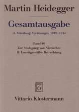 Gesamtausgabe II. Abteilung: Vorlesungen 1919 - 1944. (Bd. 46)