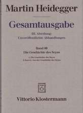 Martin Heidegger, Gesamtausgabe: Die Geschichte Des Seyns