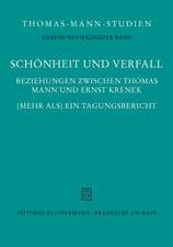 Schonheit Und Verfall: Beziehungen Zwischen Thomas Mann Und Ernst Krenek. (Mehr ALS) Ein Tagungsbericht