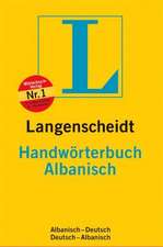 Albanisch. Handwörterbuch. Langenscheidt