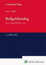 Bußgeldkatalog