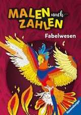 Ravensburger Malen nach Zahlen Fabelwesen - 32 Motive abgestimmt auf Buntstiftsets mit 24 Farben (Stifte nicht enthalten) - Malbuch mit nummerierten Ausmalfeldern für fortgeschrittene Fans der Reihe