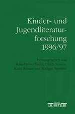 Kinder- und Jugendliteraturforschung 1996/97: Mit einer Gesamtbibliographie der Veröffentlichungen des Jahres 1996