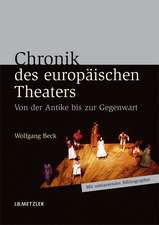 Chronik des europäischen Theaters: Von der Antike bis zur Gegenwart