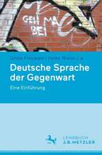 Deutsche Sprache der Gegenwart: Eine Einführung