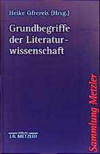 Grundbegriffe der Literaturwissenschaft