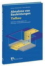 Abnahme von Bauleistungen - Tiefbau