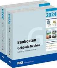 BKI Baukosten Gebäude + Bauelemente Neubau 2024 - Kombi Teil 1-2