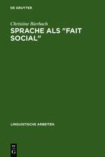 Sprache als "Fait social": die linguistische Theorie F. de Saussure's und ihr Verhältnis zu den positivistischen Sozialwissenschaften