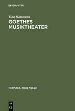 Goethes Musiktheater: Singspiele, Opern, Festspiele, »Faust«