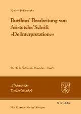 Boethius' Bearbeitung von Aristoteles' Schrift »De Interpretatione«