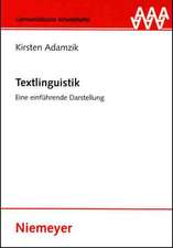 Textlinguistik: Eine einführende Darstellung