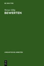 Bewerten: Sprechakttypen der bewertenden Rede