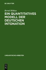 Ein quantitatives Modell der deutschen Intonation: Analyse und Synthese von Grundfrequenzverläufen