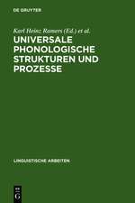 Universale phonologische Strukturen und Prozesse