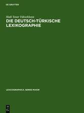 Die deutsch-türkische Lexikographie: Eine metalexikographische Untersuchung der allgemeinen großen Wörterbücher