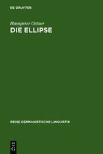 Die Ellipse: ein Problem der Sprachtheorie und der Grammatikschreibung