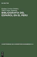 Bibliografía del español en el Peru