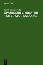 Spanische Literatur - Literatur Europas: Wido Hempel zum 65. Geburtstag