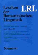 Lexikon der Romanistischen Linguistik (LRL). Bände I-VIII