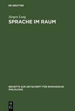 Sprache im Raum: zu den theoretischen Grundlagen der Mundartforschung, unter Berücksichtigung des Rätoromanischen und Leonesischen