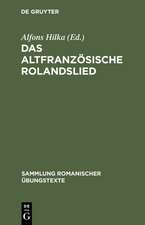 Das altfranzösische Rolandslied