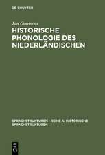 Historische Phonologie des Niederländischen