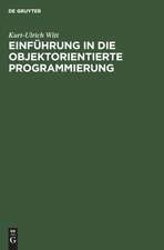 Einführung in die objektorientierte Programmierung