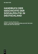 Von der vorindustriellen Zeit bis zum Ende des Dritten Reiches